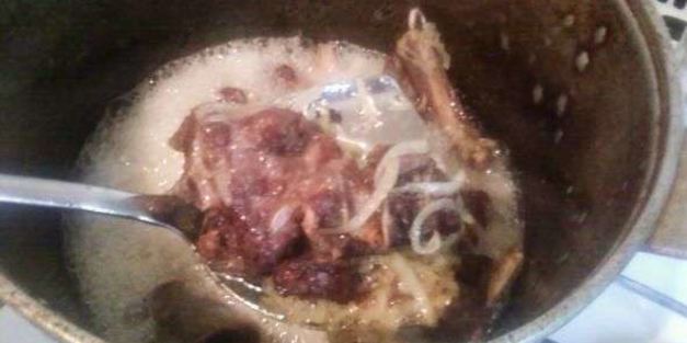 плов с ребрышками