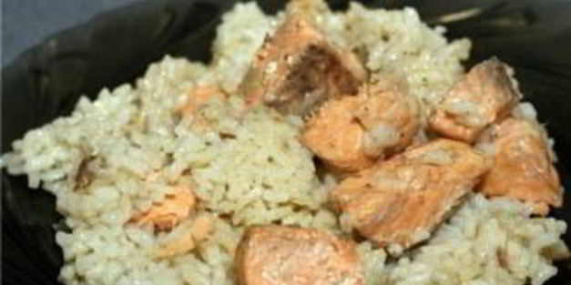 плов с рыбой в мультиварке