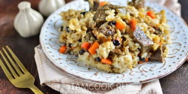 плов с телятиной в мультиварке