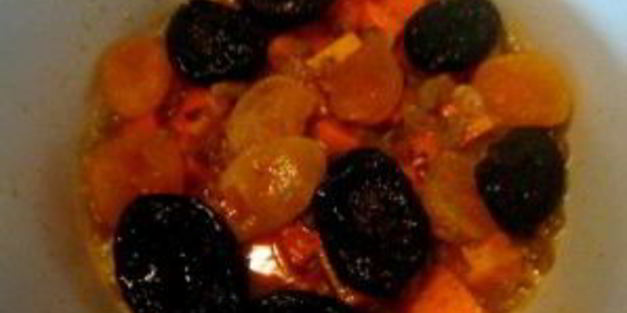 плов с тыквой и сухофруктами