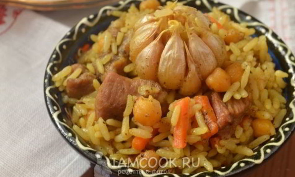 Рецепт плов со свининой и нутом