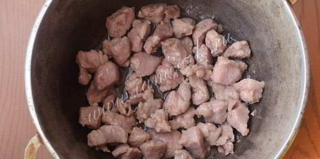 плов со свининой и нутом