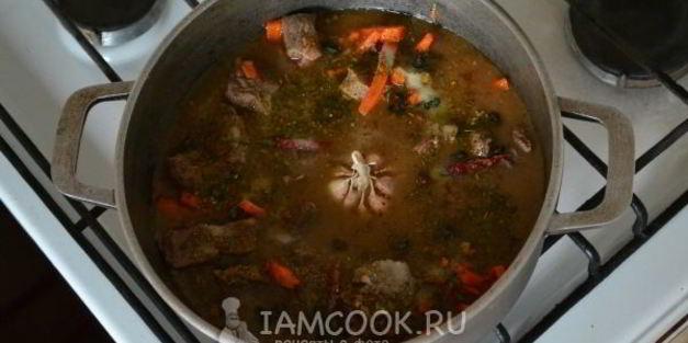 плов узбекский с бараниной