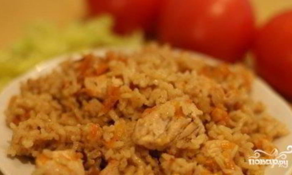 Рецепт плов в духовке на противне