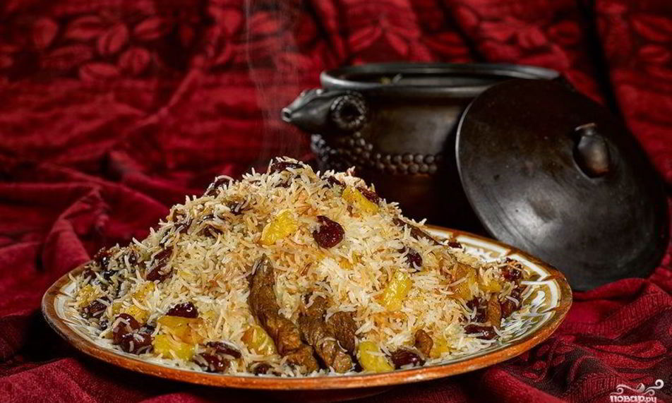 Рецепт плов в духовке со свининой