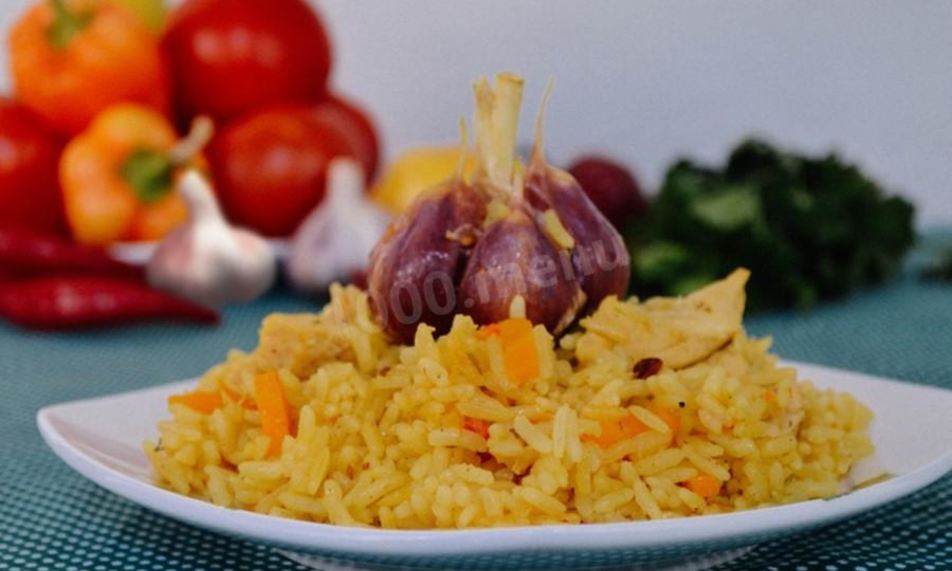 Рецепт плов в микроволновке