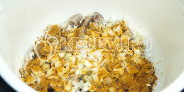 плов в мультиварке со свининой