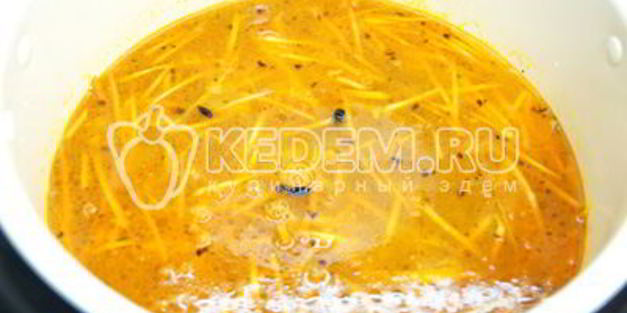 плов в мультиварке со свининой