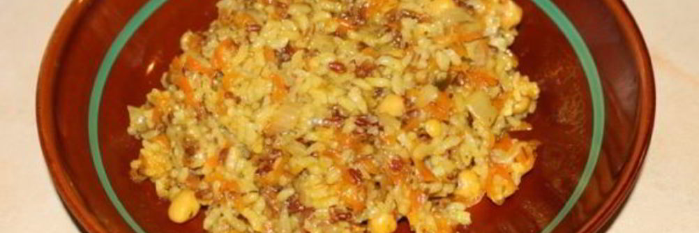 Плов вегетарианский с нутом