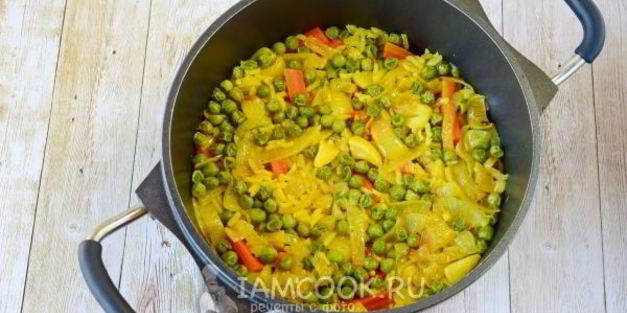 постный плов с овощами