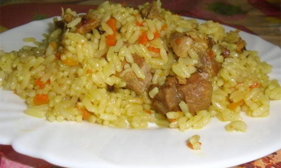 Рецепт рассыпчатый плов из свинины