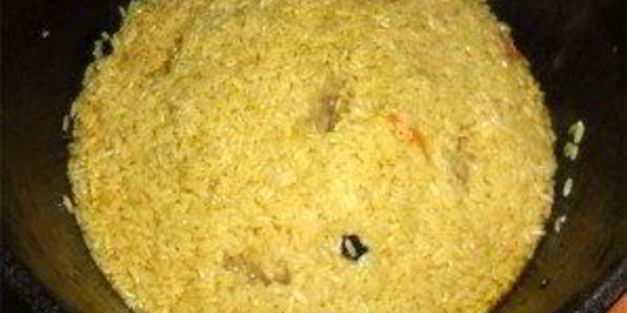 рассыпчатый плов из свинины