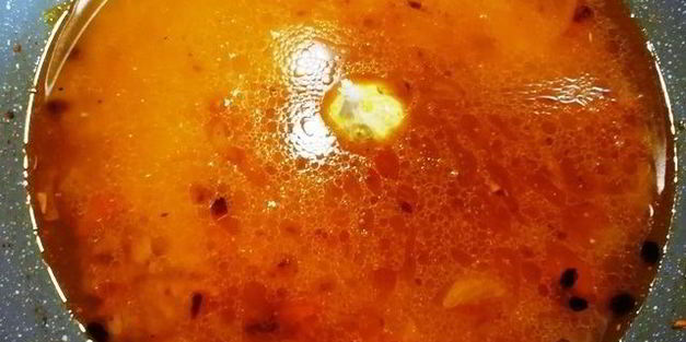 разобранный плов с бараниной