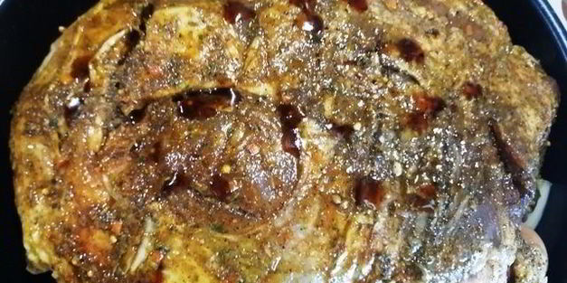 разобранный плов с бараниной