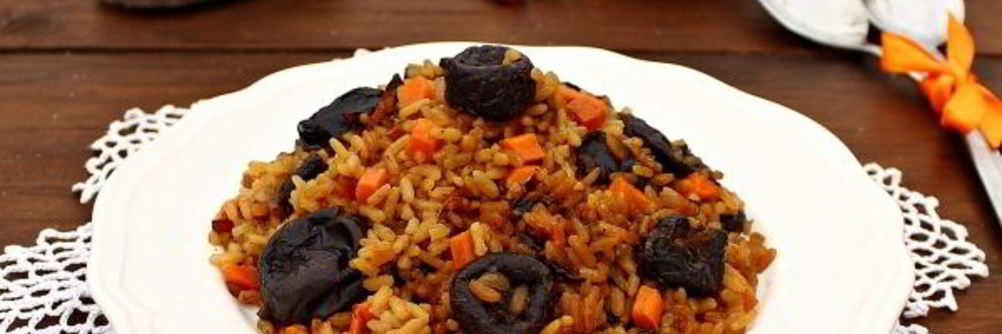 Сладкий плов в мультиварке