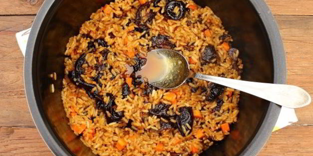 сладкий плов в мультиварке