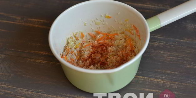 вегетарианский плов с нутом