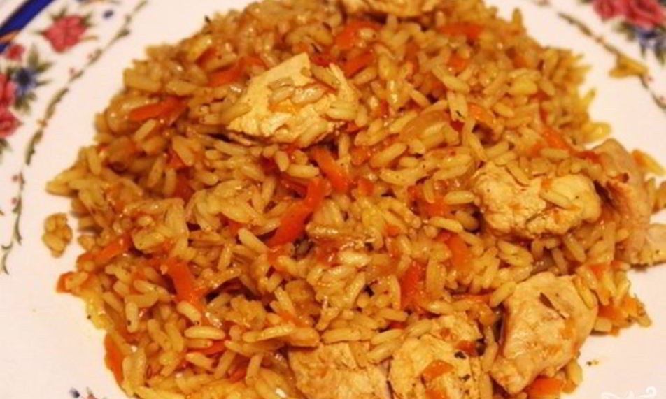 Рецепт вкусный плов с курицей