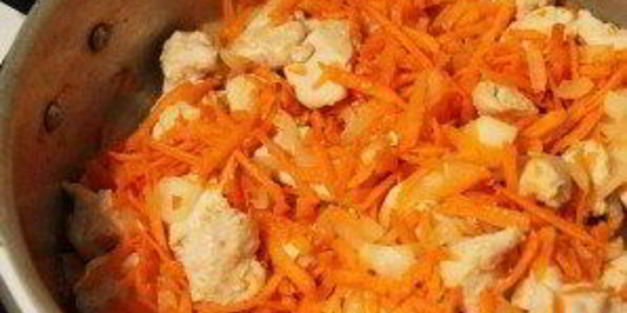 вкусный плов с курицей