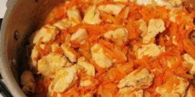 вкусный плов с курицей