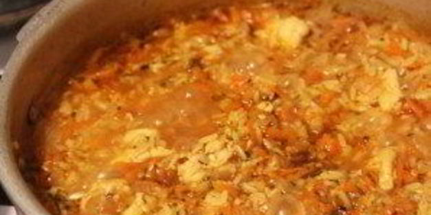 вкусный плов с курицей