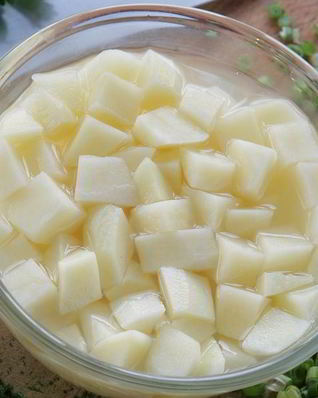 Пюре из картофеля и порея с творогом