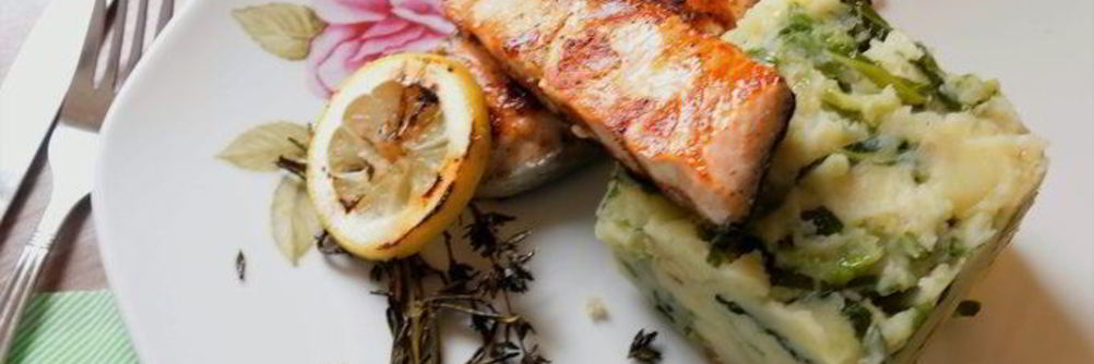 Пюре картофельное с савойской капустой