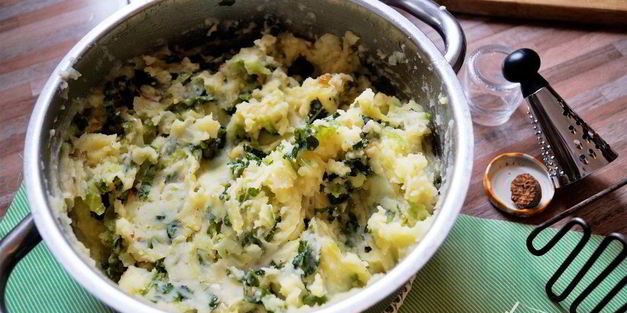 пюре картофельное с савойской капустой