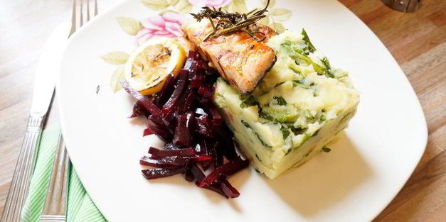 пюре картофельное с савойской капустой