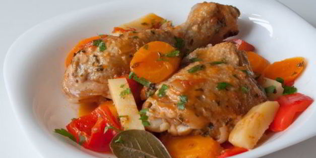 фрикасе из курицы по-креольски