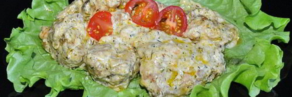 Фрикасе из курицы в сырном соусе