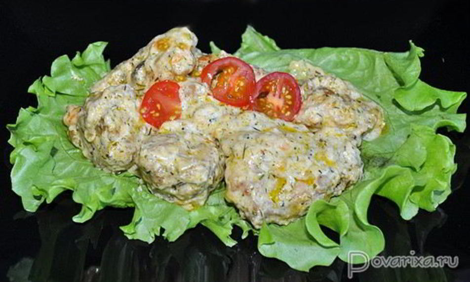 Рецепт фрикасе из курицы в сырном соусе