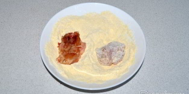 фрикасе из курицы в сырном соусе