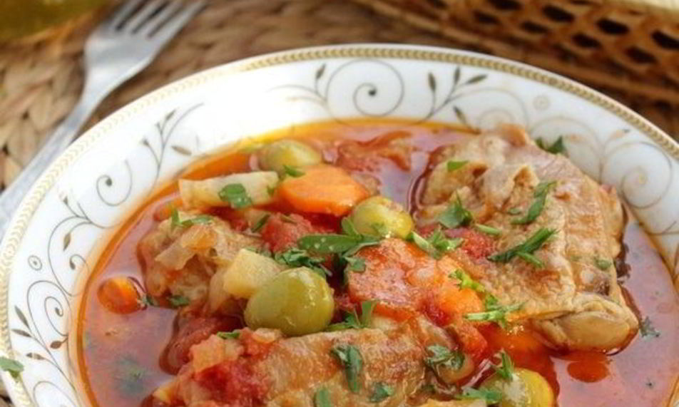 Рецепт фрикасе из курицы в томате