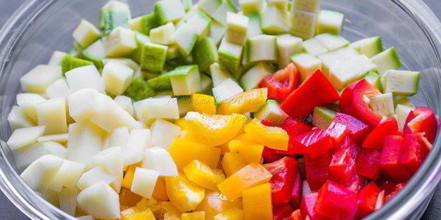 галета бриам с греческим овощным рагу