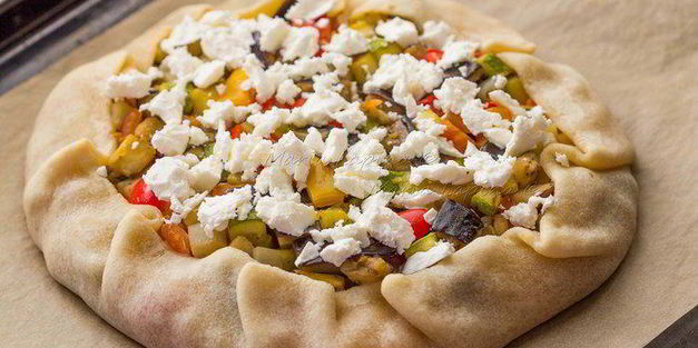 галета бриам с греческим овощным рагу