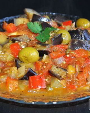 Капоната, овощи по-сицилийски