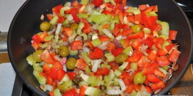 капоната, овощи по-сицилийски