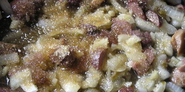 капоната с базиликом