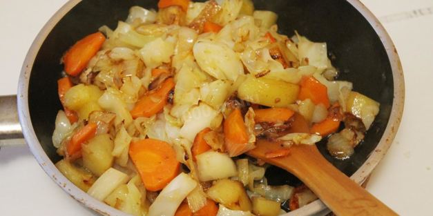 картошка капуста морковь лук рагу