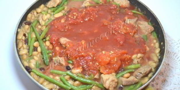 мясное рагу с фасолью