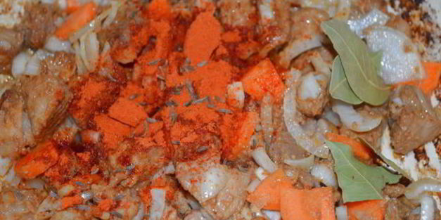 мясное рагу с овощами