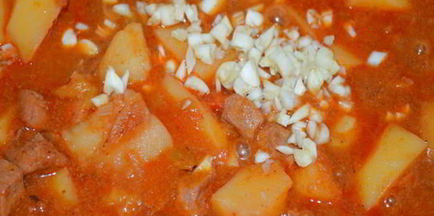 мясное рагу с овощами