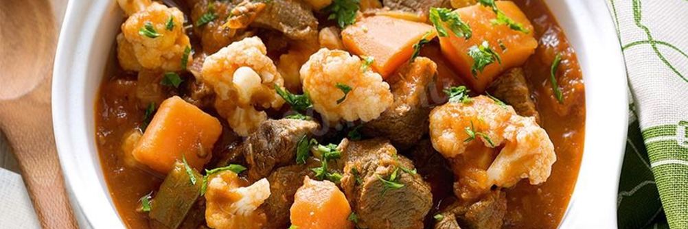 Овощное рагу из баранины