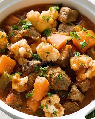 Овощное рагу из баранины