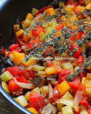 Овощное рагу Писто манчего