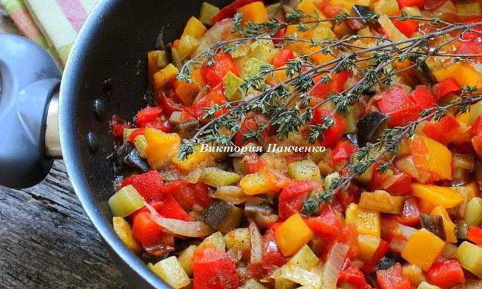 Рецепт овощное рагу писто манчего