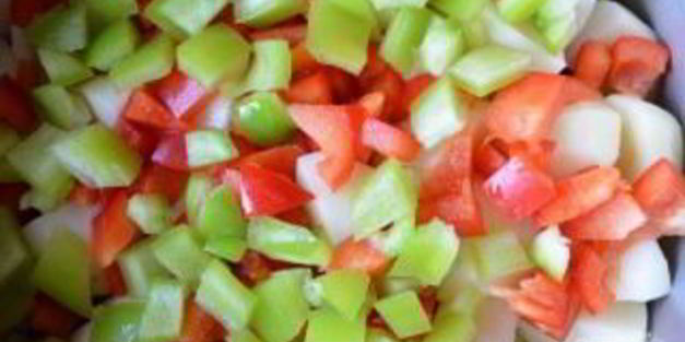 овощное рагу с баклажанами и картофелем