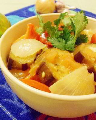 Овощное рагу с баклажанами по-арабски