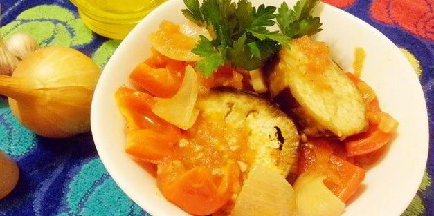 овощное рагу с баклажанами по-арабски